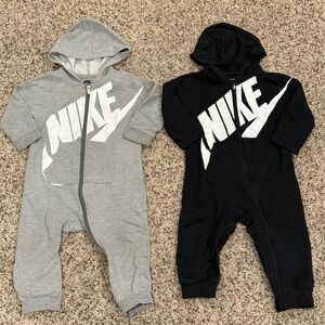 Nike One Piece Set - Gray and Black (18m)